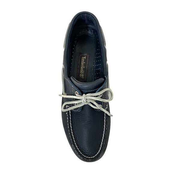 Timberland Men’s Size 9 (M) Classic Boat Shoes 2-Eye Deck Shoes Navy‎ Blue main image 7